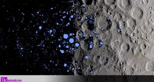 Permukaan Bulan Dengan Es Dilindungi Magnetic Anomalies