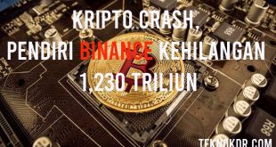 Kripto Crash, Pendiri Binance Kehilangan 1,230 Triliun