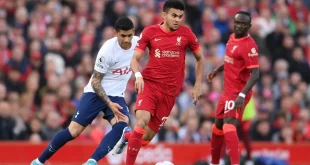 Luiz Diaz Mencetak Gol Untuk Menyelamatkan Liverpool dari Kekalahan di menit 74 Liverpool vs Tottenham