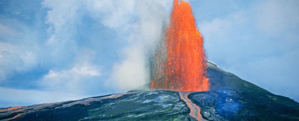 Ilustrasi Lava dari Gunung Berapi di Dunia