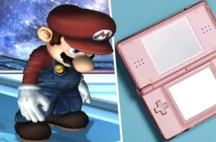 Mario dan Nintendo DS Lite