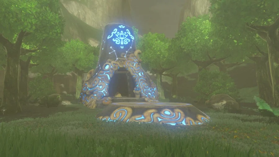 Zelda botw lakna rokee shrine exterior