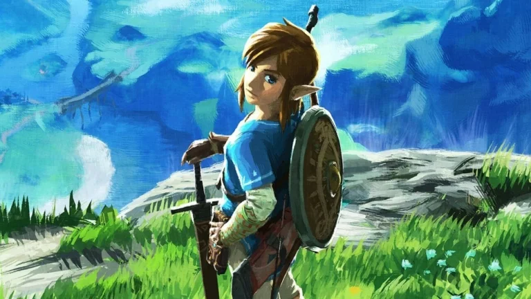 Link pada game Zelda Breath of the wild