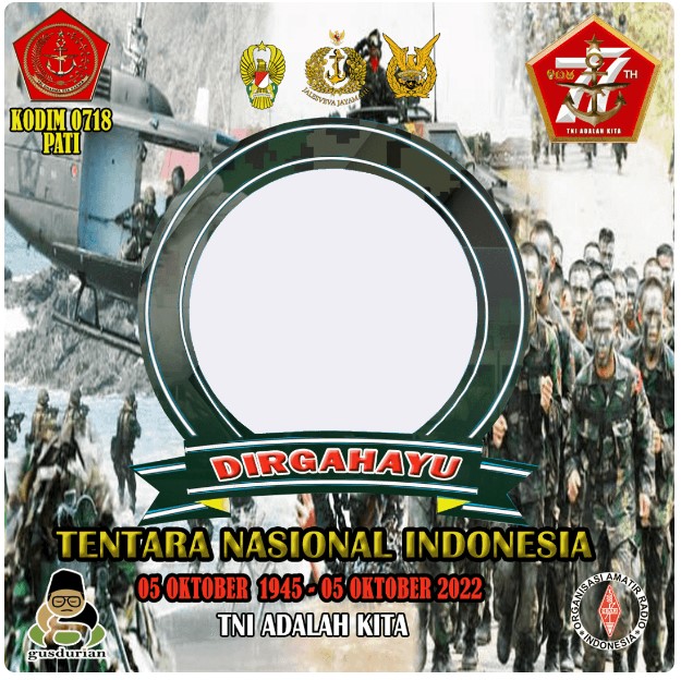 Twibbon Dirgahayu TNI 77