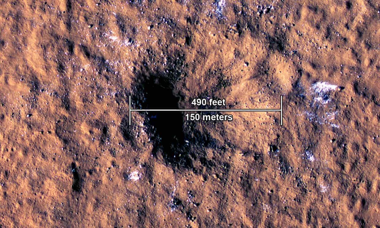 Meteor Menghantam Mars