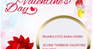 Twibbon Valentine Day 2023