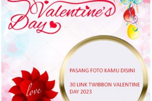 Twibbon Valentine Day 2023